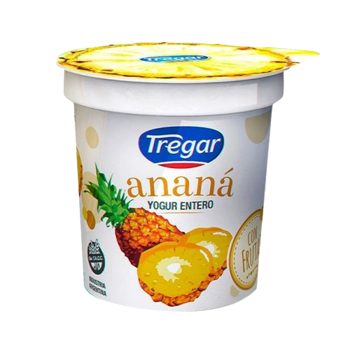 TREGAR yogur entero anana x160g