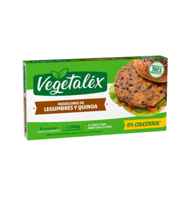 VEGETALEX medallones legumbres/quinoa x300g