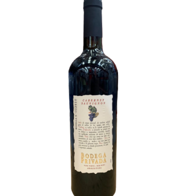 BODEGA PRIVADA vino coleccion cabernet sauvignon x750cc