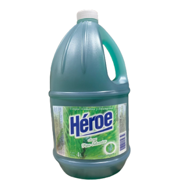 HEROE limpiador liquido pino x4Lt