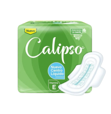 CALIPSO toalla normal con alas sin desodorante x16Un.