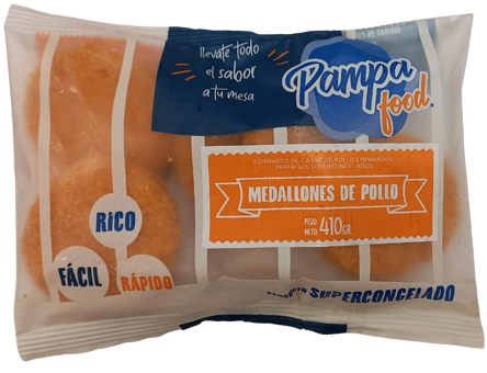 PAMPA FOOD medallon pollo x410g
