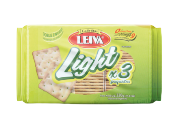 LEIVA galletita sandwich light x330g