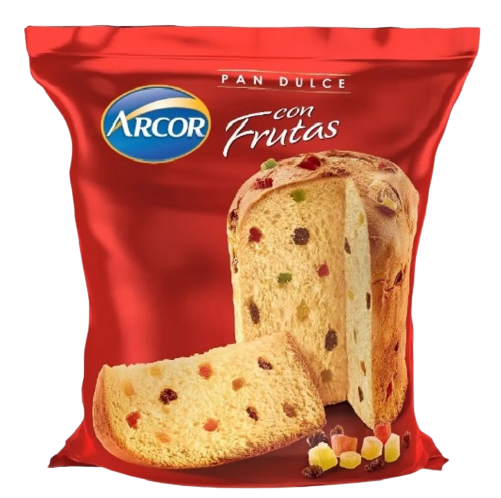 ARCOR pan dulce con frutas x400g