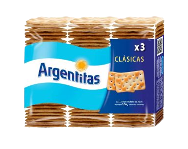 ARGENTITAS galletita crackers x306g