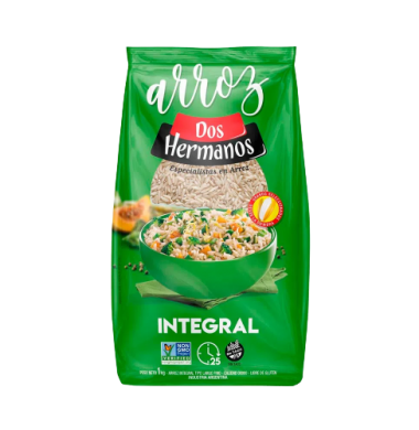 DOS HERMANOS arroz integral x1Kg