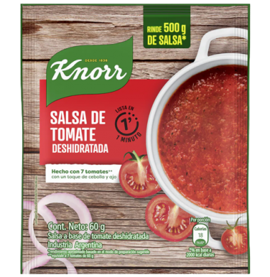 KNORR salsa tomate deshidratada x60g