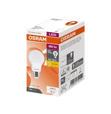 OSRAM lampara led value calida 12w