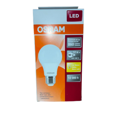 OSRAM lampara led value classic calida 12w