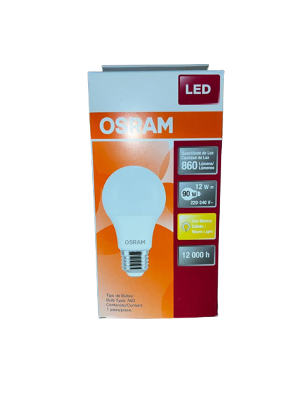 OSRAM lampara led value classic calida 12w