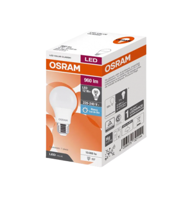 OSRAM lampara led value fria 12w