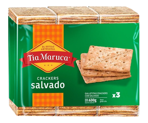 TIA MARUCA galletita salvado sandwich x630g