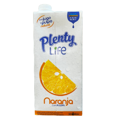 PLENTY LIFE jugo naranja x1Lt