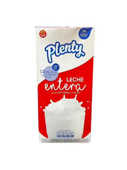 PLENTY leche UAT entera x1Lt