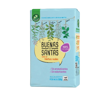 BUENAS y SANTAS yerba c/hierbas x500g