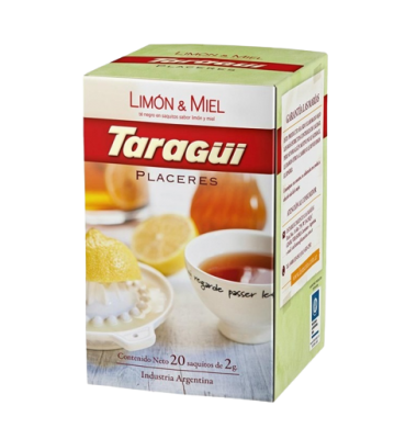 TARAGUI te limon miel x20 saquitos