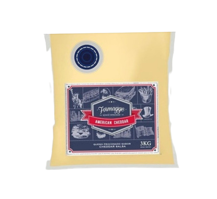 FORMAGGE queso cheddar pouch x3kg.