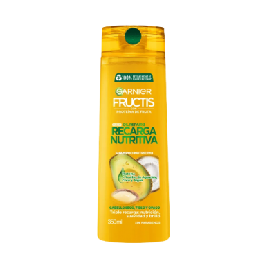 GARNIER shampoo fructis recarga de nutricion x200cc