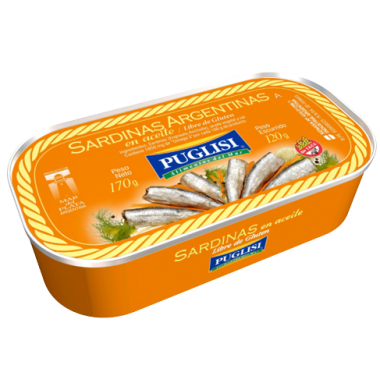PUGLISI sardinas aceite x170g