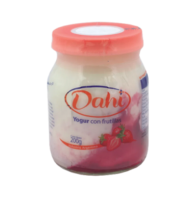 DAHI yogur frasco colchon frutilla x200g