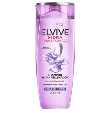 ELVIVE shampoo hidratante hialuronico x200cc