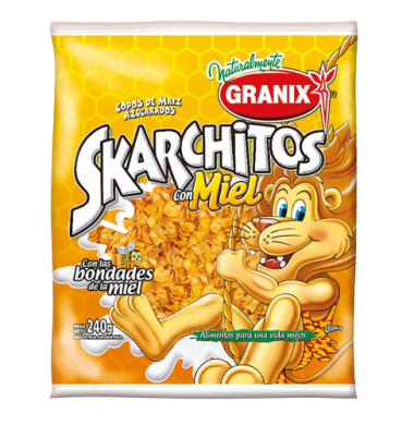 GRANIX cereal skarchitos con miel x240g