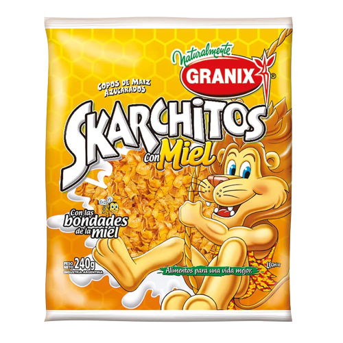 GRANIX cereal skarchitos con miel x240g