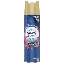 GLADE desodorante aerosol paraiso azul x380cc