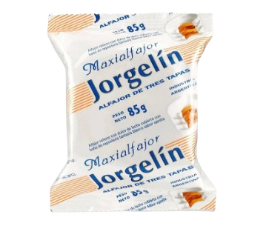 JORGELIN alfajor dulce de leche x85g