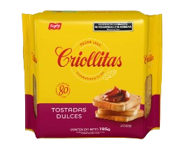 BAGLEY tostadas criollitas dulces x195g